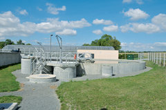 Vue générale de la STEP d'Aigueperse