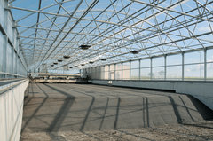 La serre de séchage des boues