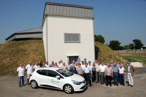 Inauguration du réservoir de Ladoux après travaux en juin 2013