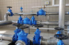 Equipement hydraulique du réservoir de Ladoux