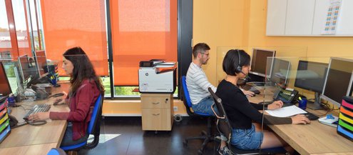 Notre équipe d'accueil téléphonique à votre écoute