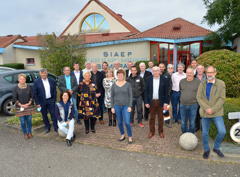 Les élus au Conseil d'Administration de la Semerap en réunion à Joze