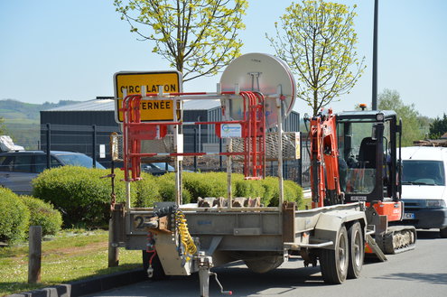 Travaux sur la voie publique