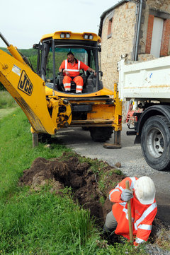 Travaux de raccordement